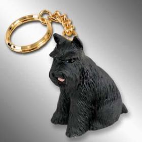 Schnauzer - Black - Keychain