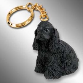 Cocker Spaniel - Black - Keychain