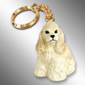 Cocker Spaniel - Blonde - Keychain