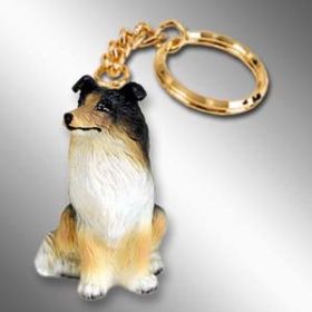 Collie - Tri-Color - Keychain