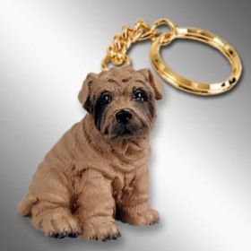 Shar Pei - Brown - Keychain