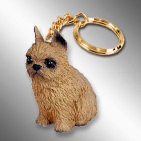 Brussels Griffon - Red - Keychain