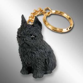 Brussels Griffon - Black - Keychain