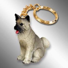 Akita - Gray - Keychain