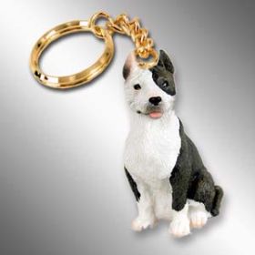 Pit Bull Terrier - Brindle - Keychain