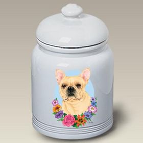 French Bulldog - Cream - Best of Breed TP Ceramic Treat Jar