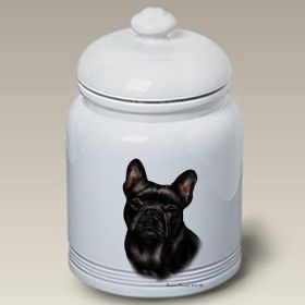 French Bulldog - Black - Best of Breed Ceramic Treat Jar