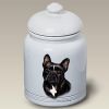 French Bulldog - Black and White - Best of Breed Ceramic Treat Jar