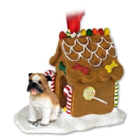 Bulldog - Gingerbread House Ornament