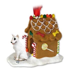 Bull Terrier - Gingerbread House Ornament