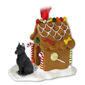 Bouvier des Flandres - Gingerbread House Ornament