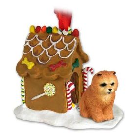 Chow Chow - Red - Gingerbread House Ornament