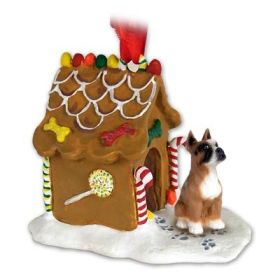 Boxer - Gingerbread House Ornament