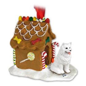 Samoyed - Gingerbread House Ornament