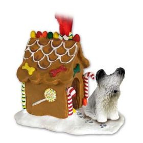 Skye Terrier - Gingerbread House Ornament