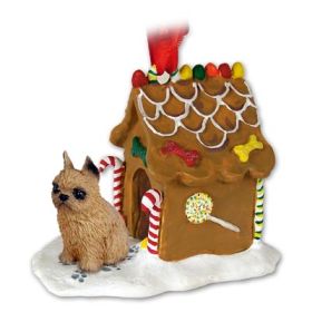 Brussels Griffon - Red - Gingerbread House Ornament