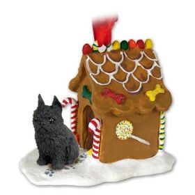 Brussels Griffon - Black - Gingerbread House Ornament