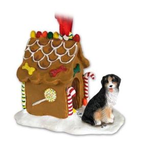 Bernese Mountain Dog - Gingerbread House Ornament