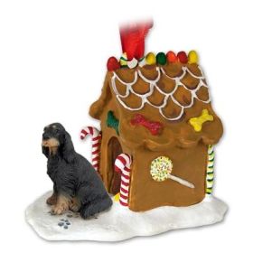 Gordon Setter - Gingerbread House Ornament