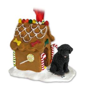 Portuguese Water Dog - Gingerbread House Ornament