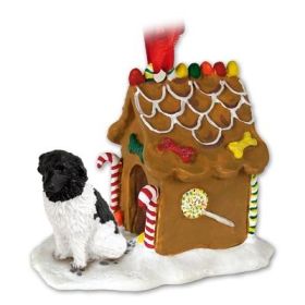 Newfoundland Landseer - Gingerbread House Ornament