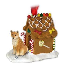 Shiba Inu - Gingerbread House Ornament