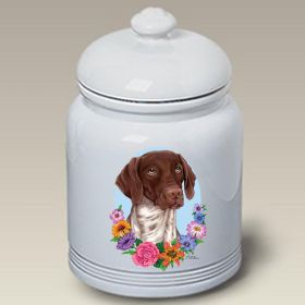 German Shorthaired Pointer - Best of Breed TP Ceramic Treat Jar