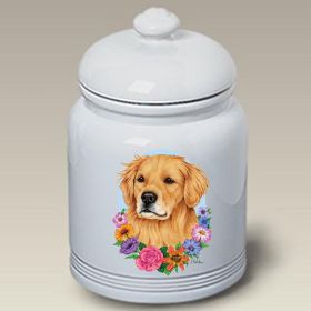 Golden Retriever - Best of Breed TP Ceramic Treat Jar