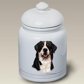 Greater Swiss Mountain Dog - Best of Breed Ceramic Treat Jar