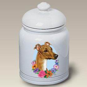 Greyhound - Best of Breed TP Ceramic Treat Jar