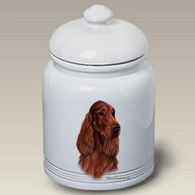 Irish Setter - Best of Breed Ceramic Treat Jar