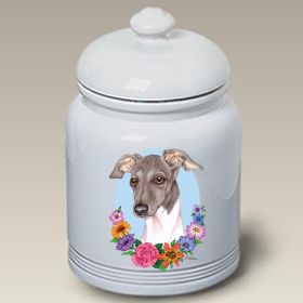 Italian Greyhound - Best of Breed TP Ceramic Treat Jar