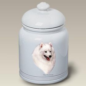 Japanese Spitz - Best of Breed Ceramic Treat Jar