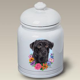 Labrador Retriever - Black - Best of Breed TP Ceramic Treat Jar