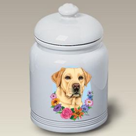 Labrador Retriever - Yellow - Best of Breed TP Ceramic Treat Jar