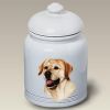 Labrador Retriever -Yellow - Best of Breed Ceramic Treat Jar