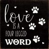 Love is a four legged word