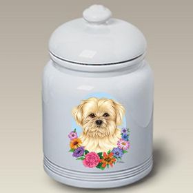 Lhasa Apso - Blonde - Best of Breed TP Ceramic Treat Jar