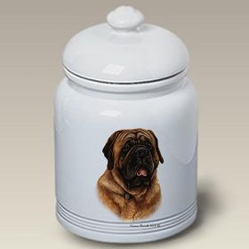 Mastiff - Red - Best of Breed Ceramic Treat Jar