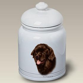 Newfoundland - Chocolate - Best of Breed Ceramic Treat Jar