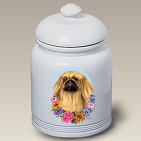 Pekingese - Best of Breed TP Ceramic Treat Jar