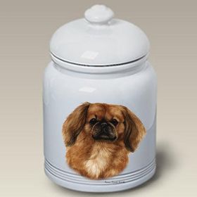 Pekingese - Red - Best of Breed Ceramic Treat Jar