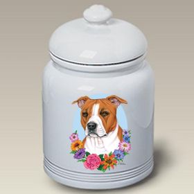 Pit Bull - Tan - Best of Breed TP Ceramic Treat Jar