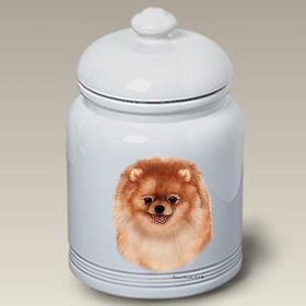 Pomeranian - Orange - Best of Breed Ceramic Treat Jar