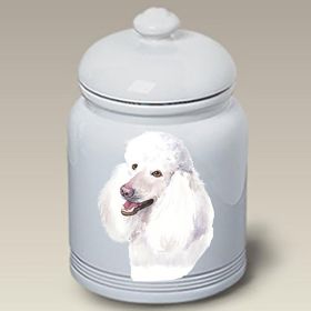 Poodle - White - Best of Breed Ceramic Treat Jars