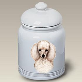 Poodle - White - Best of Breed Ceramic Treat Jar