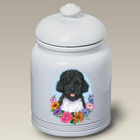 Portuguese Water Dog - Best of Breed TP Ceramic Treat Jar