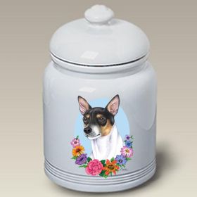 Rat Terrier - Best of Breed TP Ceramic Treat Jar