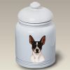 Rat Terrier - Brown and White - Best of Breed Ceramic Treat Jar