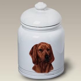 Redbone Coonhound - Best of Breed Ceramic Treat Jar